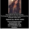 Mickie James authentic signed WWE wrestling 8x10 photo W/Cert Autographed 03 Certificate of Authenticity from The Autograph Bank