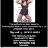 Mickie James authentic signed WWE wrestling 8x10 photo W/Cert Autographed 04 Certificate of Authenticity from The Autograph Bank