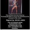 Mickie James authentic signed WWE wrestling 8x10 photo W/Cert Autographed 11 Certificate of Authenticity from The Autograph Bank