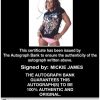 Mickie James authentic signed WWE wrestling 8x10 photo W/Cert Autographed 12 Certificate of Authenticity from The Autograph Bank