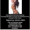 Mickie James authentic signed WWE wrestling 8x10 photo W/Cert Autographed 13 Certificate of Authenticity from The Autograph Bank