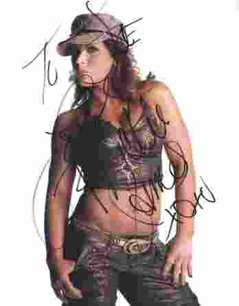 Mickie James authentic signed WWE wrestling 8x10 photo W/Cert Autographed 18 signed 8x10 photo