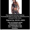 Mickie James authentic signed WWE wrestling 8x10 photo W/Cert Autographed 18 Certificate of Authenticity from The Autograph Bank