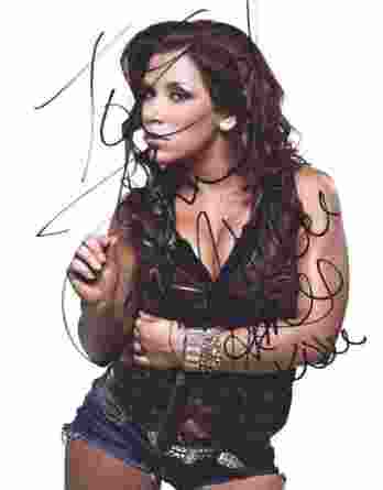 Mickie James authentic signed WWE wrestling 8x10 photo W/Cert Autographed 19 signed 8x10 photo