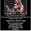 Mickie James authentic signed WWE wrestling 8x10 photo W/Cert Autographed 24 Certificate of Authenticity from The Autograph Bank