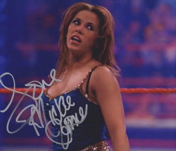 Mickie James authentic signed WWE wrestling 8x10 photo W/Cert Autographed 25 signed 8x10 photo