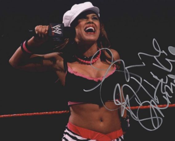 Mickie James authentic signed WWE wrestling 8x10 photo W/Cert Autographed 27 signed 8x10 photo
