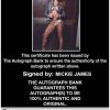 Mickie James authentic signed WWE wrestling 8x10 photo W/Cert Autographed 28 Certificate of Authenticity from The Autograph Bank