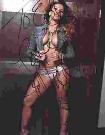 Mickie James authentic signed WWE wrestling 8x10 photo W/Cert Autographed 30 signed 8x10 photo