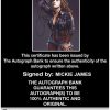 Mickie James authentic signed WWE wrestling 8x10 photo W/Cert Autographed 31 Certificate of Authenticity from The Autograph Bank