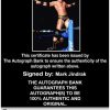 Mark Jindrak authentic signed WWE wrestling 8x10 photo W/Cert Autographed 01 Certificate of Authenticity from The Autograph Bank