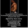 Mark Jindrak authentic signed WWE wrestling 8x10 photo W/Cert Autographed 03 Certificate of Authenticity from The Autograph Bank
