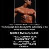 Mark Jindrak authentic signed WWE wrestling 8x10 photo W/Cert Autographed 06 Certificate of Authenticity from The Autograph Bank