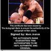 Mark Jindrak authentic signed WWE wrestling 8x10 photo W/Cert Autographed 09 Certificate of Authenticity from The Autograph Bank
