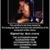 Mark Jindrak authentic signed WWE wrestling 8x10 photo W/Cert Autographed 10 Certificate of Authenticity from The Autograph Bank