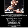 Mark Jindrak authentic signed WWE wrestling 8x10 photo W/Cert Autographed 12 Certificate of Authenticity from The Autograph Bank