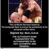 Mark Jindrak authentic signed WWE wrestling 8x10 photo W/Cert Autographed 13 Certificate of Authenticity from The Autograph Bank