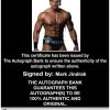 Mark Jindrak authentic signed WWE wrestling 8x10 photo W/Cert Autographed 17 Certificate of Authenticity from The Autograph Bank