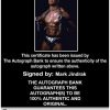 Mark Jindrak authentic signed WWE wrestling 8x10 photo W/Cert Autographed 19 Certificate of Authenticity from The Autograph Bank