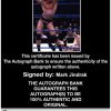 Mark Jindrak authentic signed WWE wrestling 8x10 photo W/Cert Autographed 21 Certificate of Authenticity from The Autograph Bank