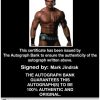 Mark Jindrak authentic signed WWE wrestling 8x10 photo W/Cert Autographed 24 Certificate of Authenticity from The Autograph Bank