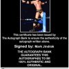 Mark Jindrak authentic signed WWE wrestling 8x10 photo W/Cert Autographed 29 Certificate of Authenticity from The Autograph Bank