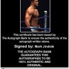 Mark Jindrak authentic signed WWE wrestling 8x10 photo W/Cert Autographed 30 Certificate of Authenticity from The Autograph Bank