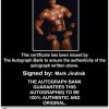 Mark Jindrak authentic signed WWE wrestling 8x10 photo W/Cert Autographed 31 Certificate of Authenticity from The Autograph Bank