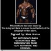 Mark Jindrak authentic signed WWE wrestling 8x10 photo W/Cert Autographed 33 Certificate of Authenticity from The Autograph Bank