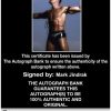 Mark Jindrak authentic signed WWE wrestling 8x10 photo W/Cert Autographed 37 Certificate of Authenticity from The Autograph Bank