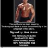 Mark Jindrak authentic signed WWE wrestling 8x10 photo W/Cert Autographed 38 Certificate of Authenticity from The Autograph Bank
