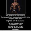 Mark Jindrak authentic signed WWE wrestling 8x10 photo W/Cert Autographed 43 Certificate of Authenticity from The Autograph Bank