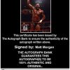 Matt Morgan authentic signed WWE wrestling 8x10 photo W/Cert Autographed 01 Certificate of Authenticity from The Autograph Bank