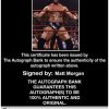 Matt Morgan authentic signed WWE wrestling 8x10 photo W/Cert Autographed 04 Certificate of Authenticity from The Autograph Bank