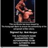 Matt Morgan authentic signed WWE wrestling 8x10 photo W/Cert Autographed 05 Certificate of Authenticity from The Autograph Bank