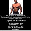 Maven Huffman authentic signed WWE wrestling 8x10 photo W/Cert Autographed 01 Certificate of Authenticity from The Autograph Bank