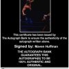 Maven Huffman authentic signed WWE wrestling 8x10 photo W/Cert Autographed 03 Certificate of Authenticity from The Autograph Bank