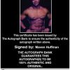 Maven Huffman authentic signed WWE wrestling 8x10 photo W/Cert Autographed 05 Certificate of Authenticity from The Autograph Bank