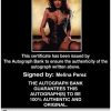 Melina Perez authentic signed WWE wrestling 8x10 photo W/Cert Autographed 02 Certificate of Authenticity from The Autograph Bank