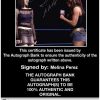 Melina Perez authentic signed WWE wrestling 8x10 photo W/Cert Autographed 08 Certificate of Authenticity from The Autograph Bank