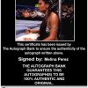Melina Perez authentic signed WWE wrestling 8x10 photo W/Cert Autographed 11 Certificate of Authenticity from The Autograph Bank