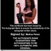 Melina Perez authentic signed WWE wrestling 8x10 photo W/Cert Autographed 12 Certificate of Authenticity from The Autograph Bank