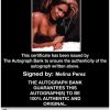 Melina Perez authentic signed WWE wrestling 8x10 photo W/Cert Autographed 13 Certificate of Authenticity from The Autograph Bank