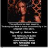 Melina Perez authentic signed WWE wrestling 8x10 photo W/Cert Autographed 16 Certificate of Authenticity from The Autograph Bank