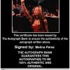 Melina Perez authentic signed WWE wrestling 8x10 photo W/Cert Autographed 20 Certificate of Authenticity from The Autograph Bank