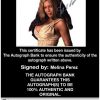 Melina Perez authentic signed WWE wrestling 8x10 photo W/Cert Autographed 23 Certificate of Authenticity from The Autograph Bank