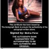 Melina Perez authentic signed WWE wrestling 8x10 photo W/Cert Autographed 24 Certificate of Authenticity from The Autograph Bank