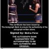 Melina Perez authentic signed WWE wrestling 8x10 photo W/Cert Autographed 25 Certificate of Authenticity from The Autograph Bank