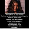 Melina Perez authentic signed WWE wrestling 8x10 photo W/Cert Autographed 26 Certificate of Authenticity from The Autograph Bank