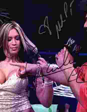 Melina Perez authentic signed WWE wrestling 8x10 photo W/Cert Autographed 27 signed 8x10 photo